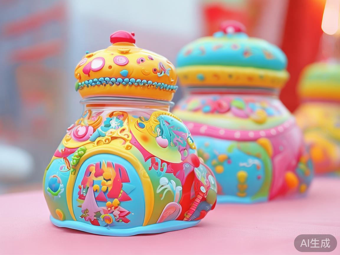 创新多彩BB电子糖果罐，让甜品储存趣味盎然